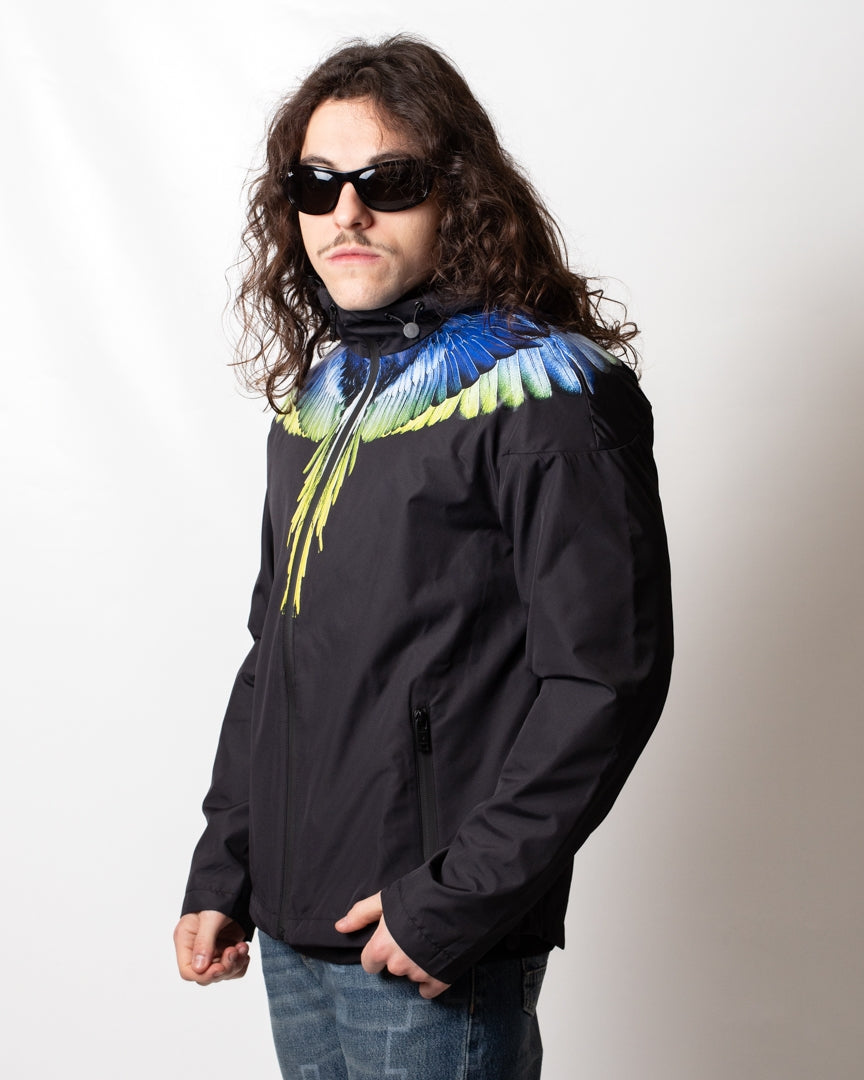 Giubbotto Marcelo Burlon in nylon "Iconic Wings" uomo
