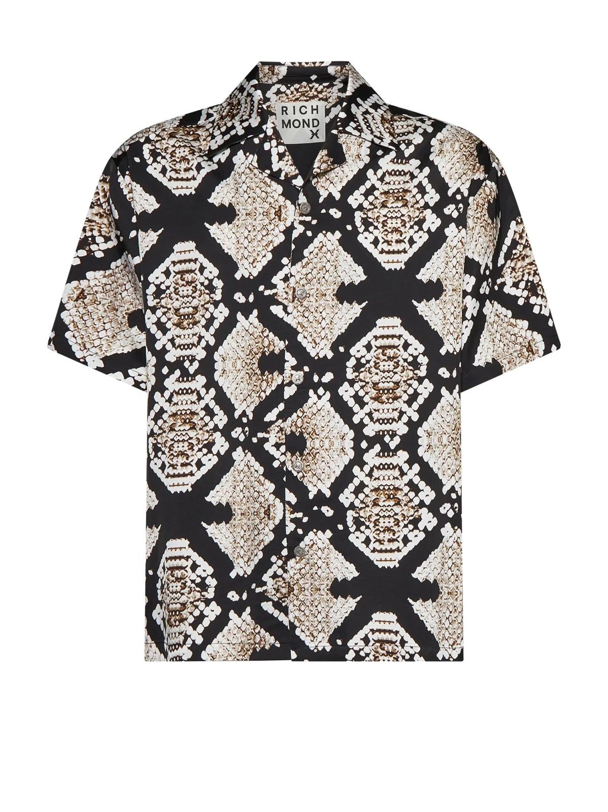 Camicia Richmond X "Snake Skin" uomo
