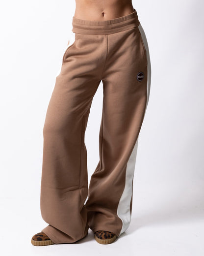 Pantalone Colmar in felpa color block donna