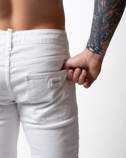 Jeans G2Firenze "White Bull" slim uomo