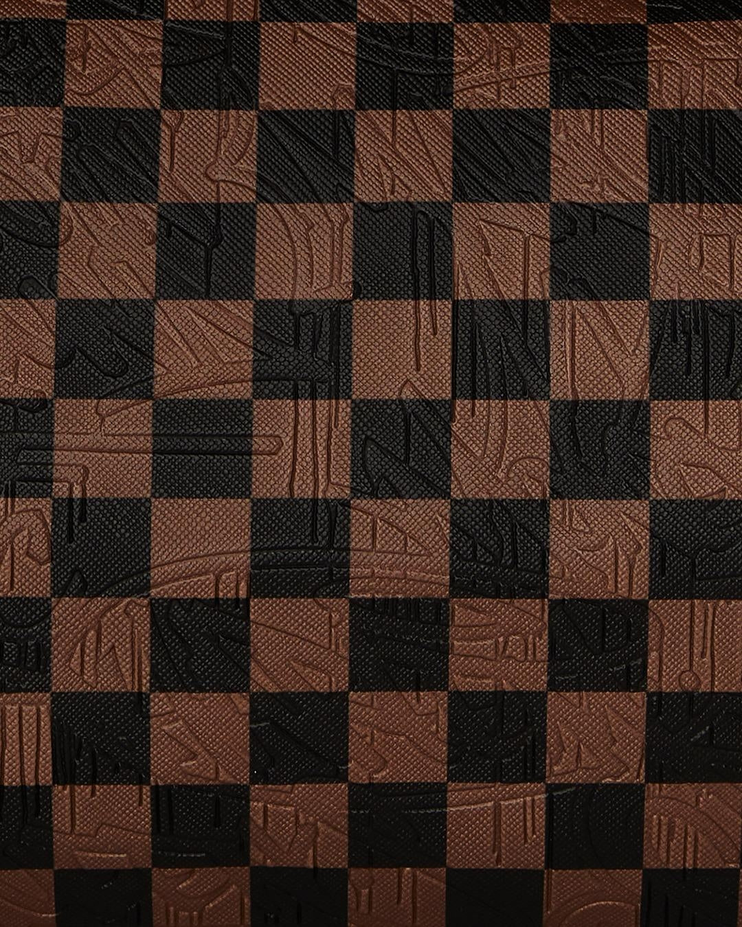 Borsa Sprayground marrone "CHECK 2 EMBOSS MINI DUFFLE"