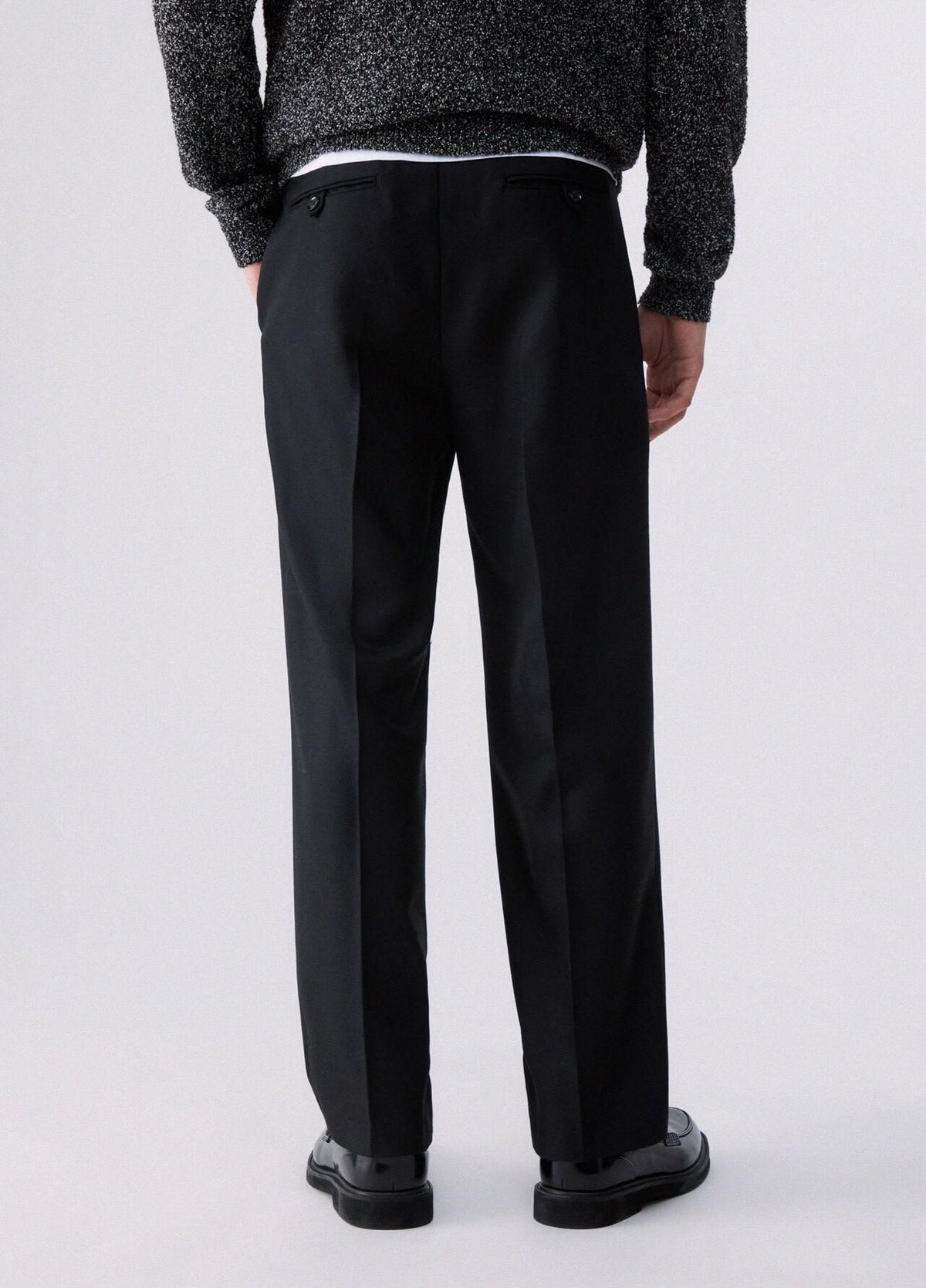Pantalone Liu Jo in lana con logo metallico