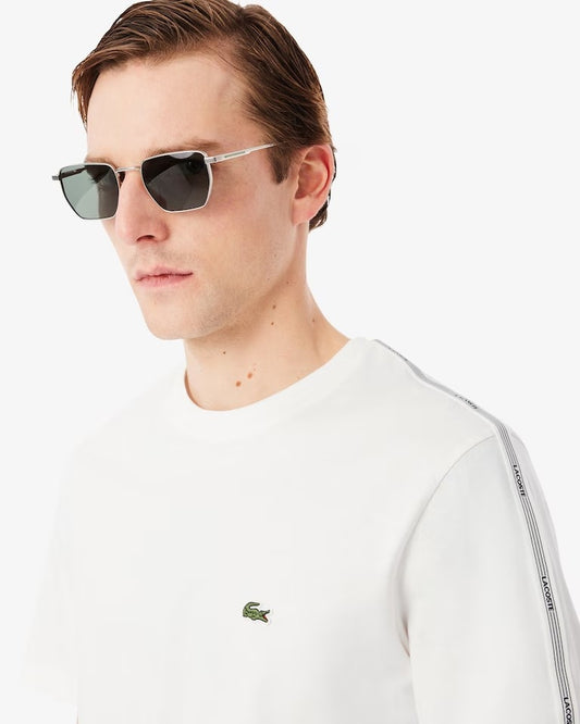 T-Shirt Lacoste con fasce logate uomo