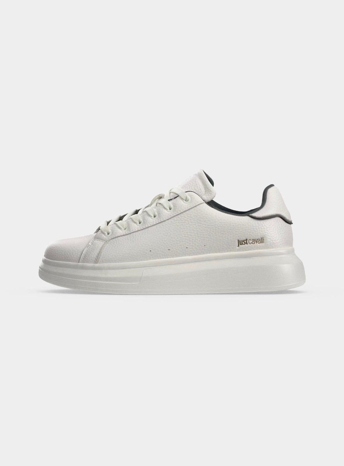 Sneakers Just Cavalli in pelle martellata "Fondo Ursa" uomo