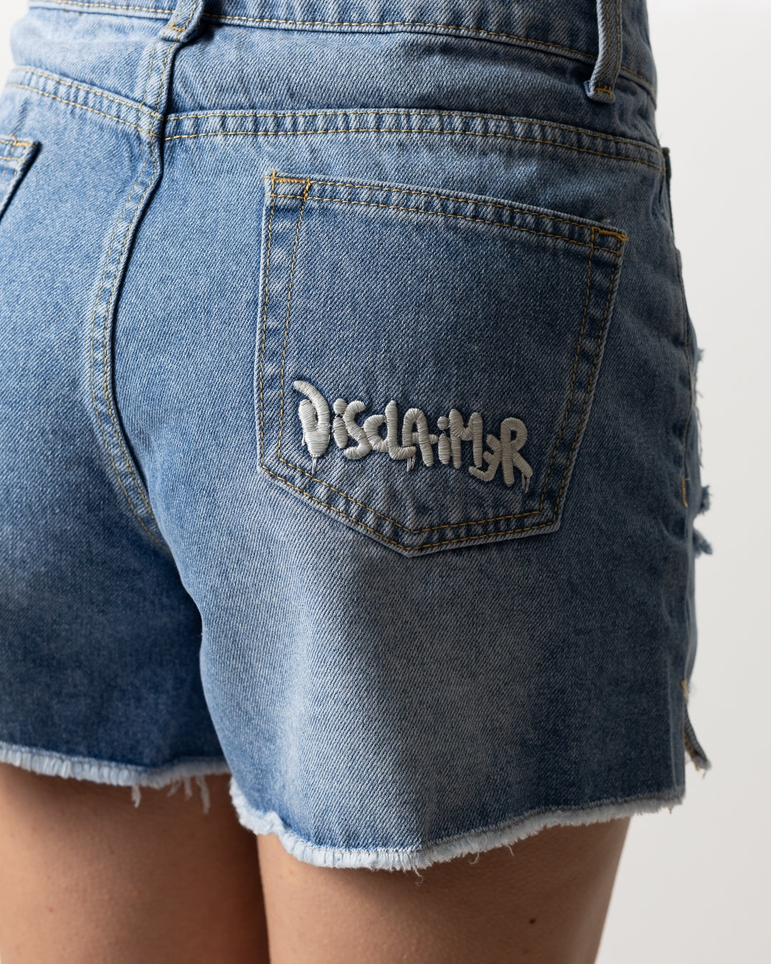 Short Disclaimer in denim donna