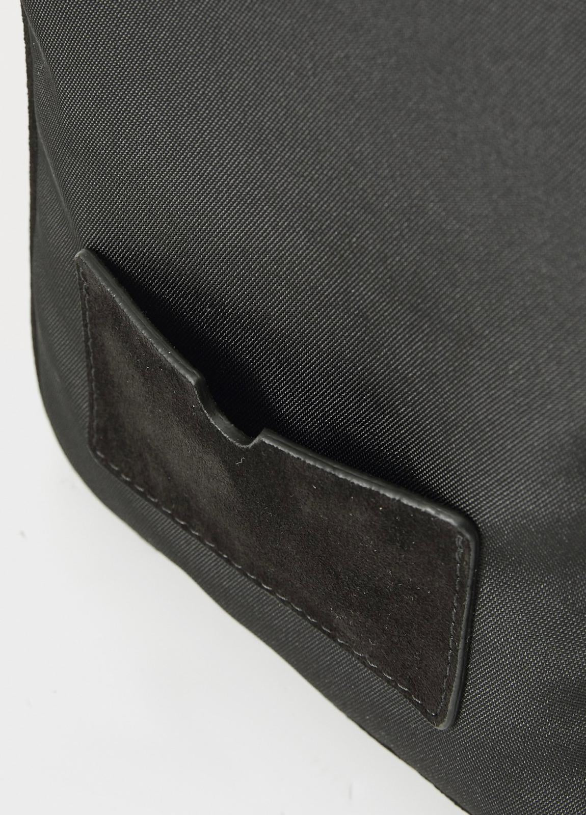 Borsa Moschino in tessuto con placca in metallo uomo