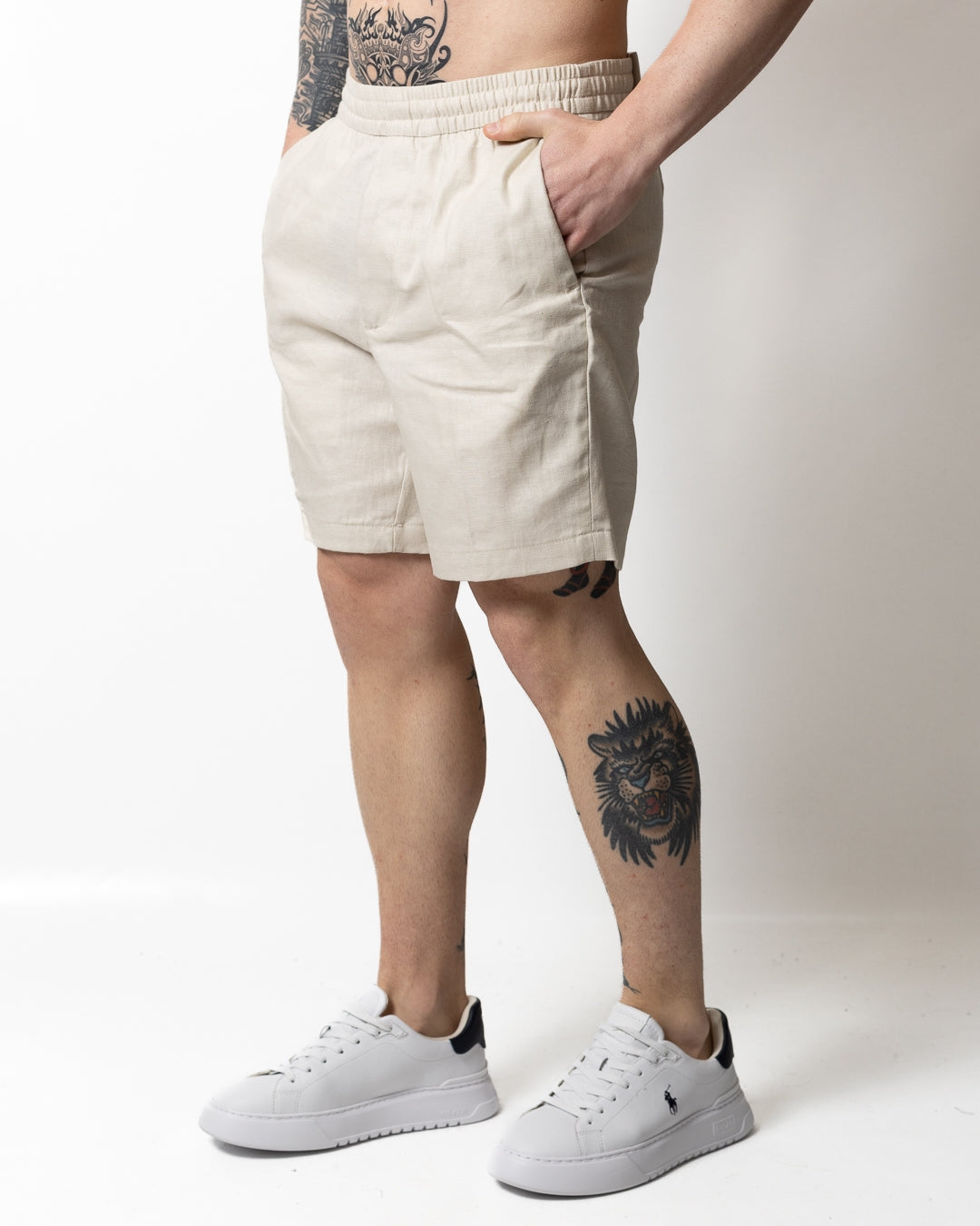 Short Calvin Klein "Straight Linen" uomo