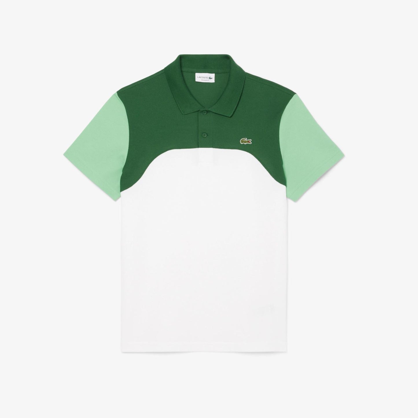 Polo Lacoste regular color block uomo