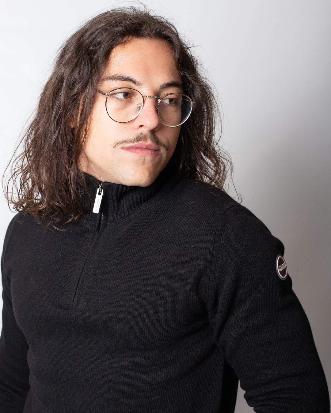 Maglia Colmar mezza zip in misto lana uomo