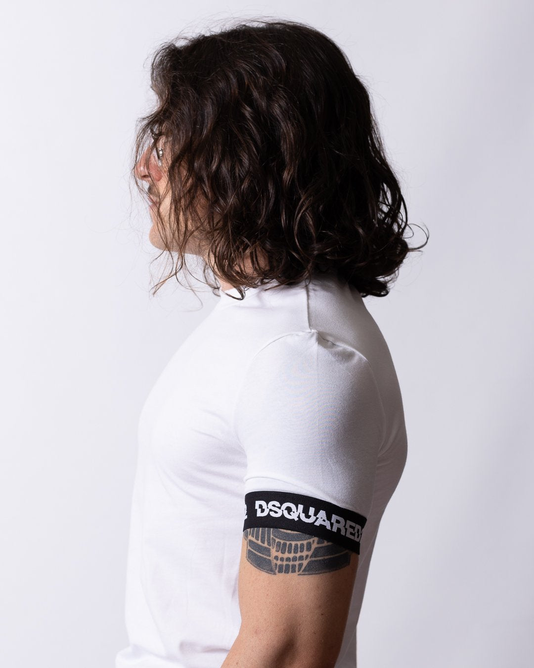 T-shirt Dsquared2 con fascia logata