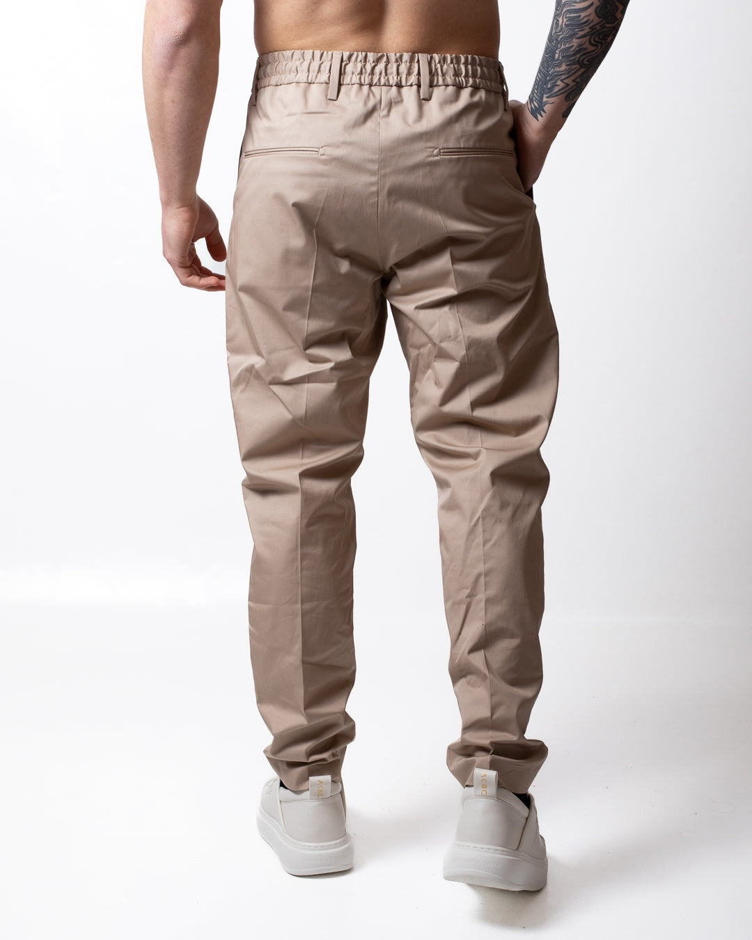 Pantalone Daniele Alessandrini in cotone con coulisse uomo