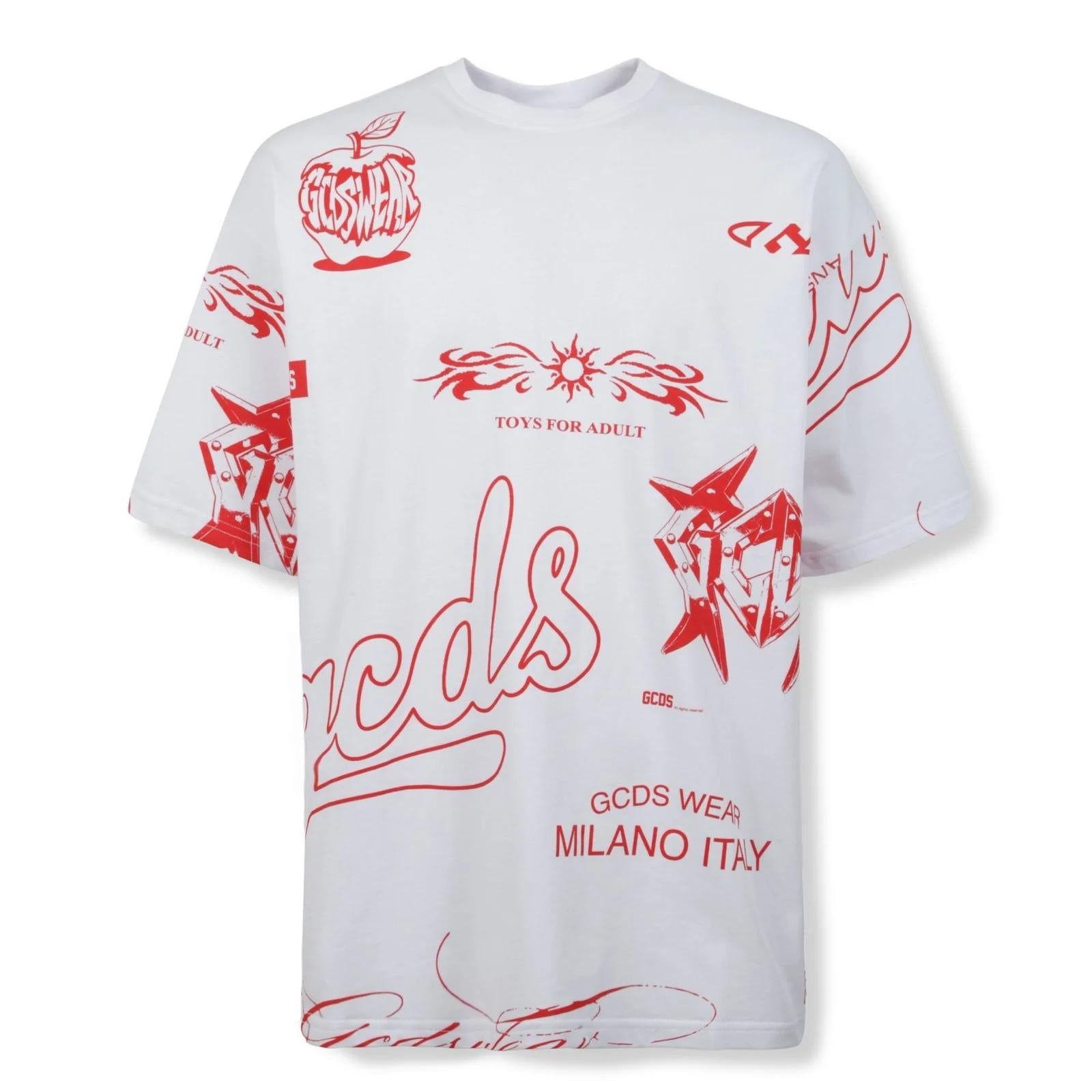 T-Shirt GCDS "History Logo" oversize