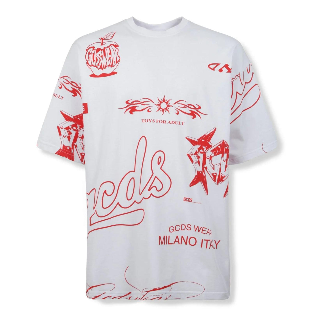 T-Shirt GCDS "History Logo" oversize