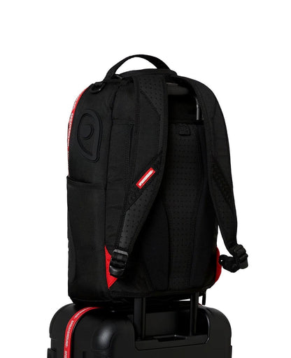 Valigia Sprayground nero printed zipper shark carry-on luggage trolley