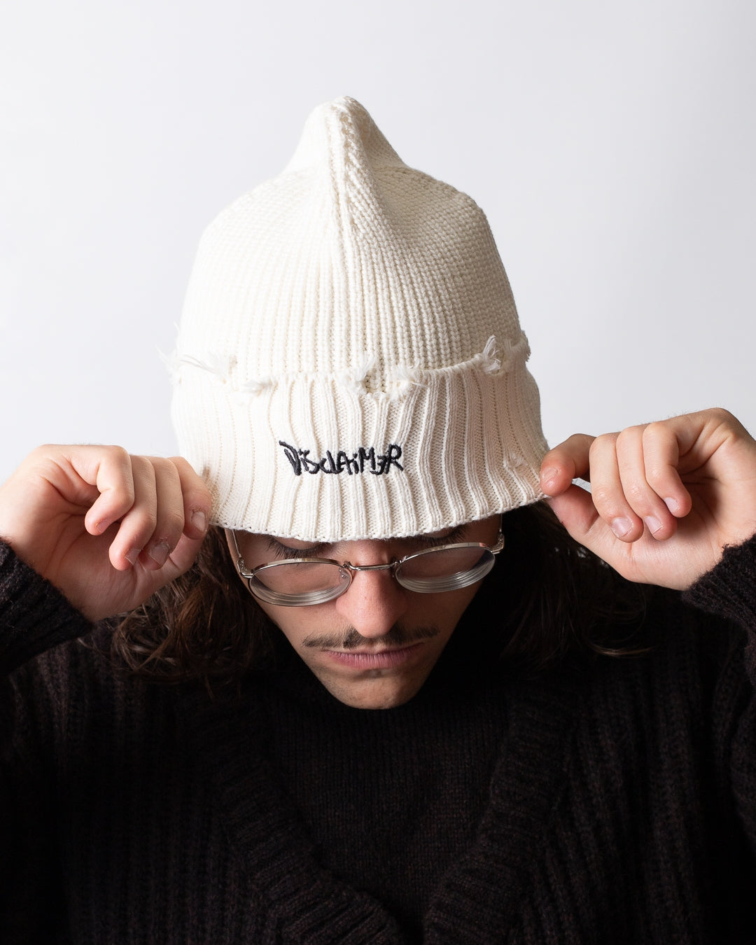 Cappello Disclaimer logato in cotone