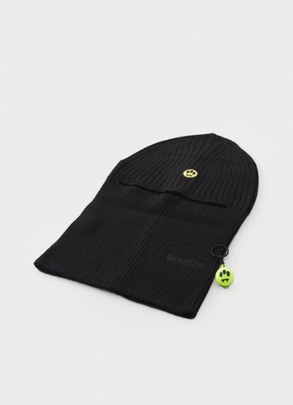 Balaclava Barrow in costina con logo ricamato