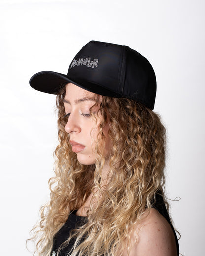 Cappello Disclaimer con visiera e strass