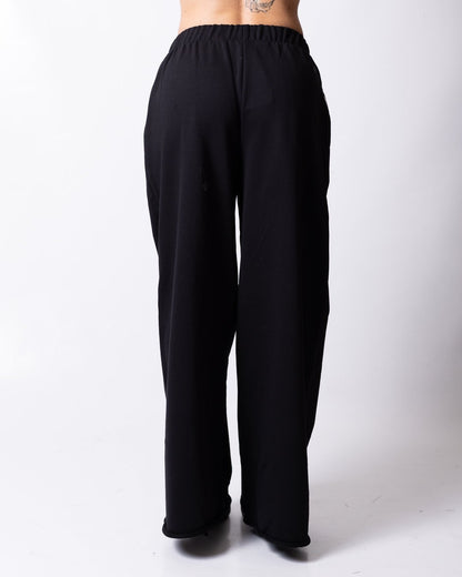 Pantalone Moschino Active con grafica logo in rilievo a contrasto