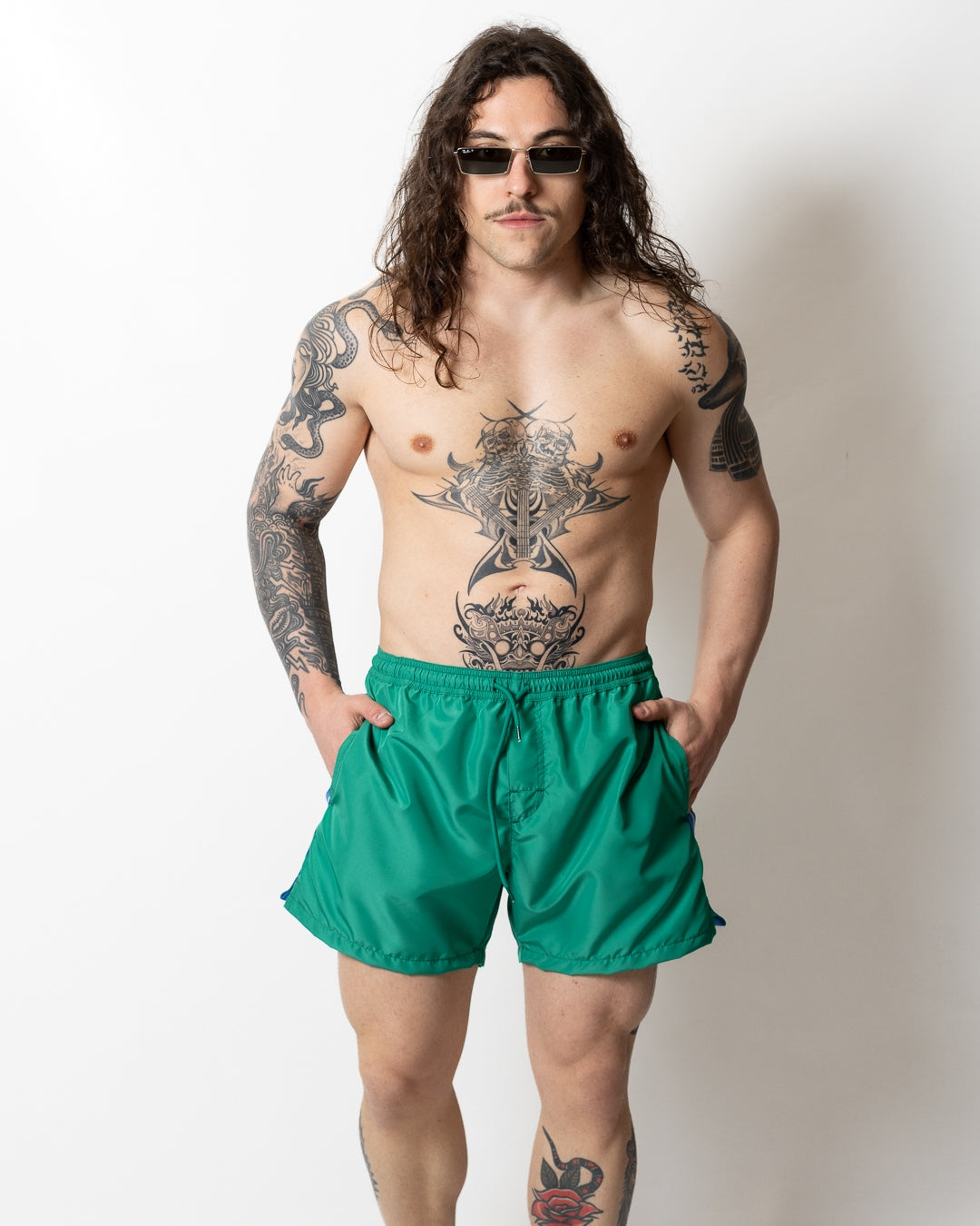 Boxer mare GCDS logo tape uomo