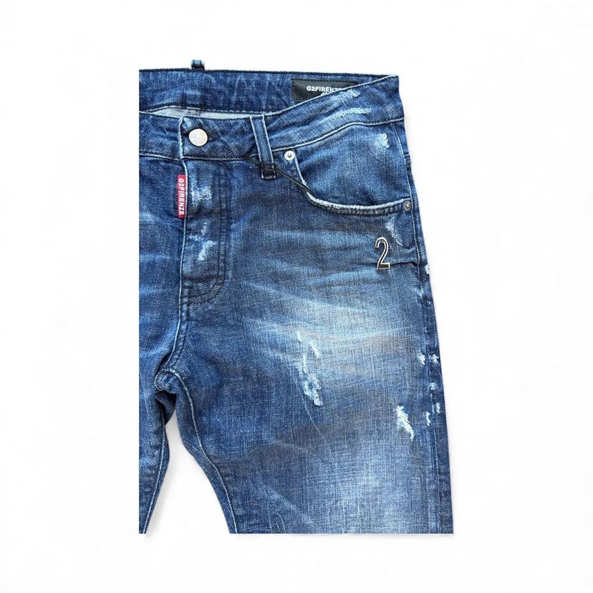Jeans G2Firenze slim "Deep Blue" uomo