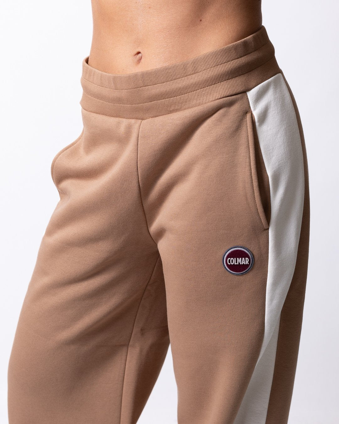 Pantalone Colmar in felpa color block donna