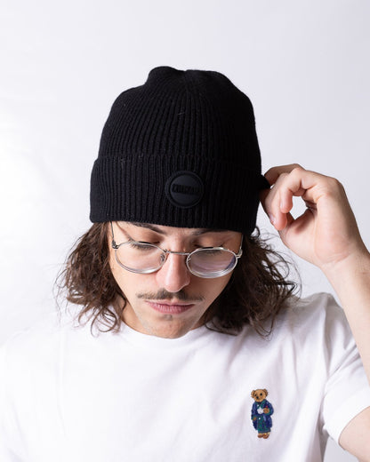 Cappello Colmar in lana vergine e logo in rilievo