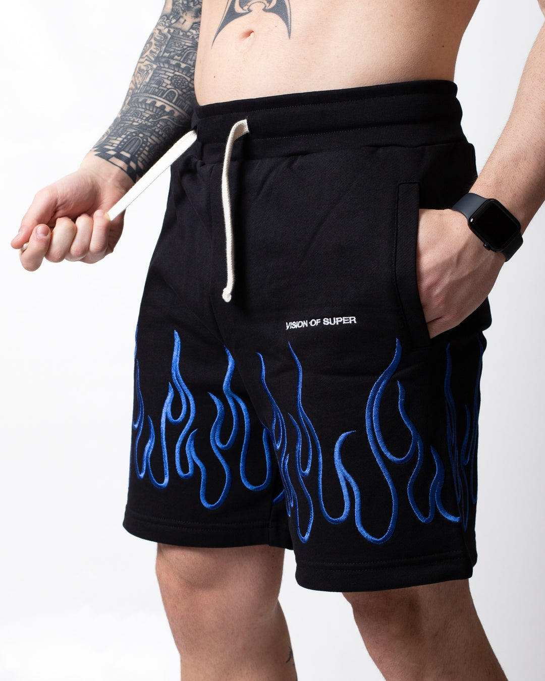 Bermuda Vision of Super "Blue Flames" uomo