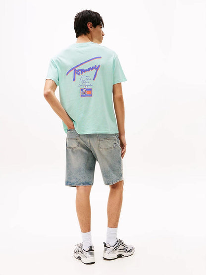 T-Shirt Tommy Jeans con logo signature uomo
