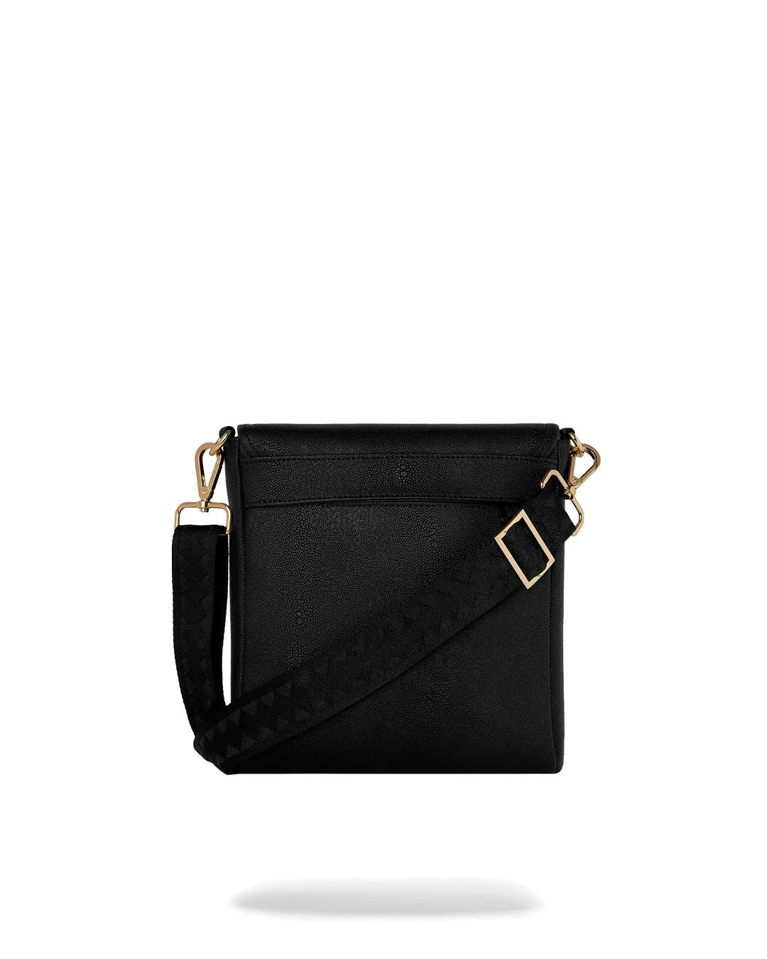 Tracolla Sprayground nero "That gold drap messanger sling"