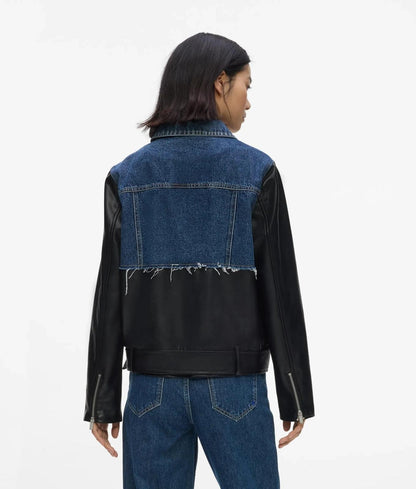 Giubbtto Karl Lagerfeld Jeans in denim ed ecopelle