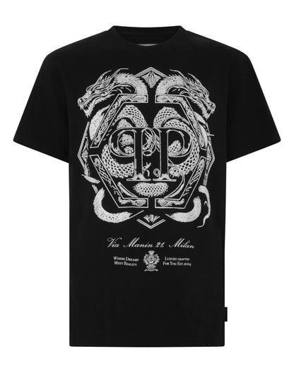 T-Shirt Philipp Plein "Full of Stones Dragon" uomo