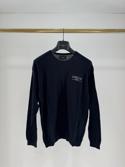 Maglia Gaelle girocollo con logo basic ricamato uomo