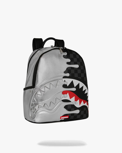 Zainetto Sprayground nero SILVER SIDE DRIP BLACK CHECK SAVAGE BACKPACK