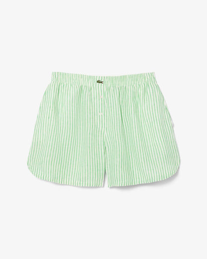 Shorts Lacoste stampa a righe