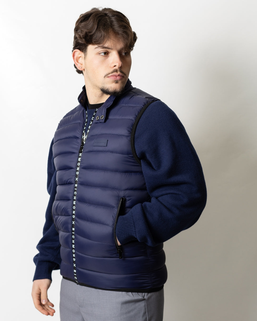 Gilet Richmond X logato uomo