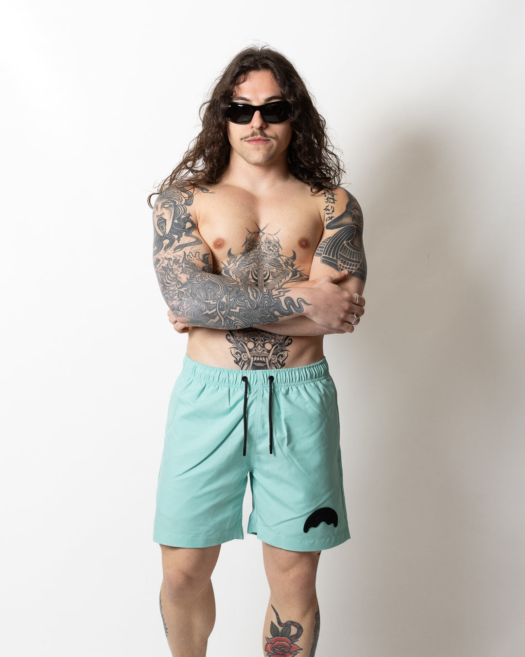 Boxer mare Sprayground con logo in silicone uomo