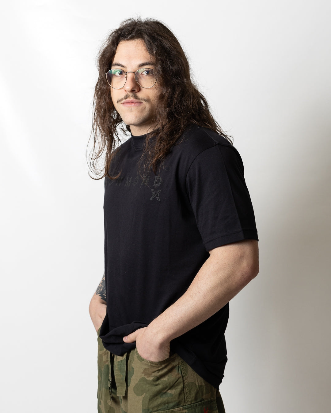 T-Shirt Richmond X over con logo in rilievo uomo