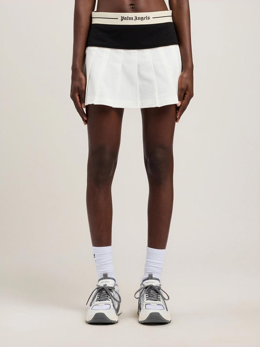 Gonna Palm Angels "Logo Straight Pleated" donna