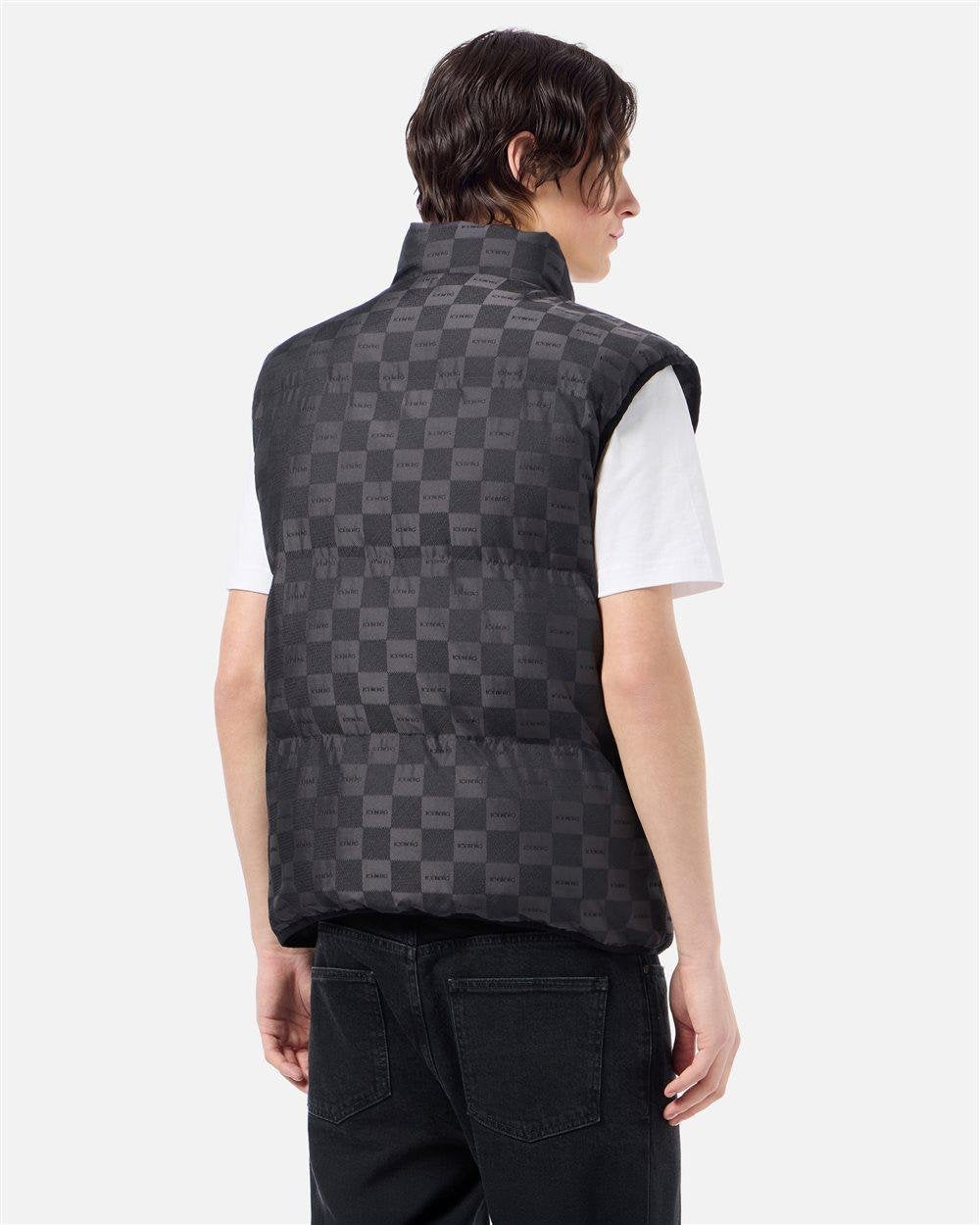 Gilet Iceberg trama a scacchi con loghi