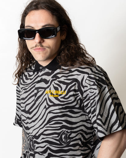 Polo Just Cavalli "Palm Tiger" uomo