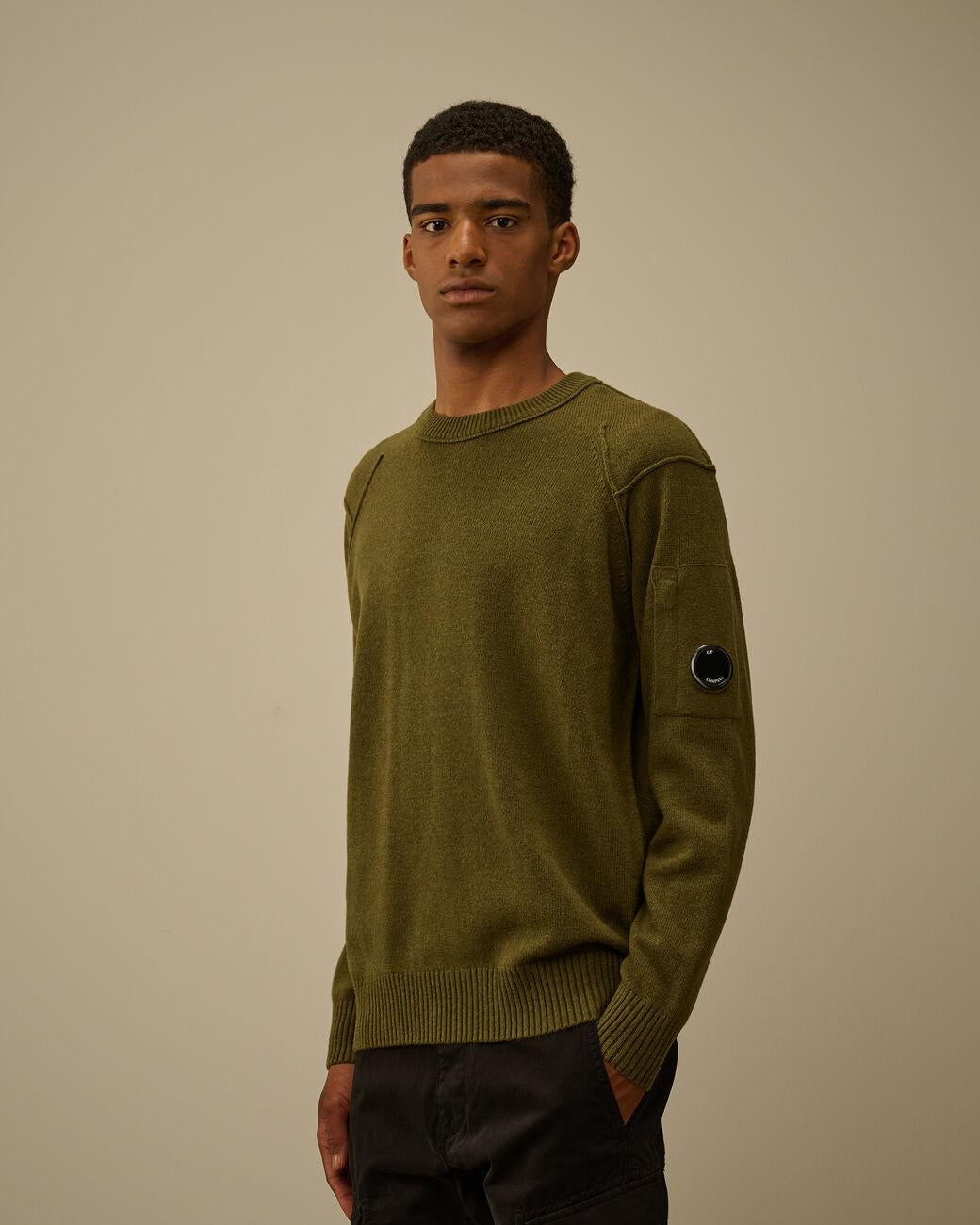 Maglia C.P. Company girocollo in misto lana uomo