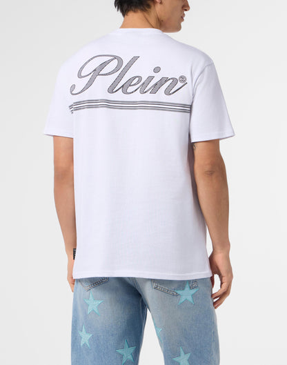 T-Shirt Philipp Plein con logo signature e applicazione