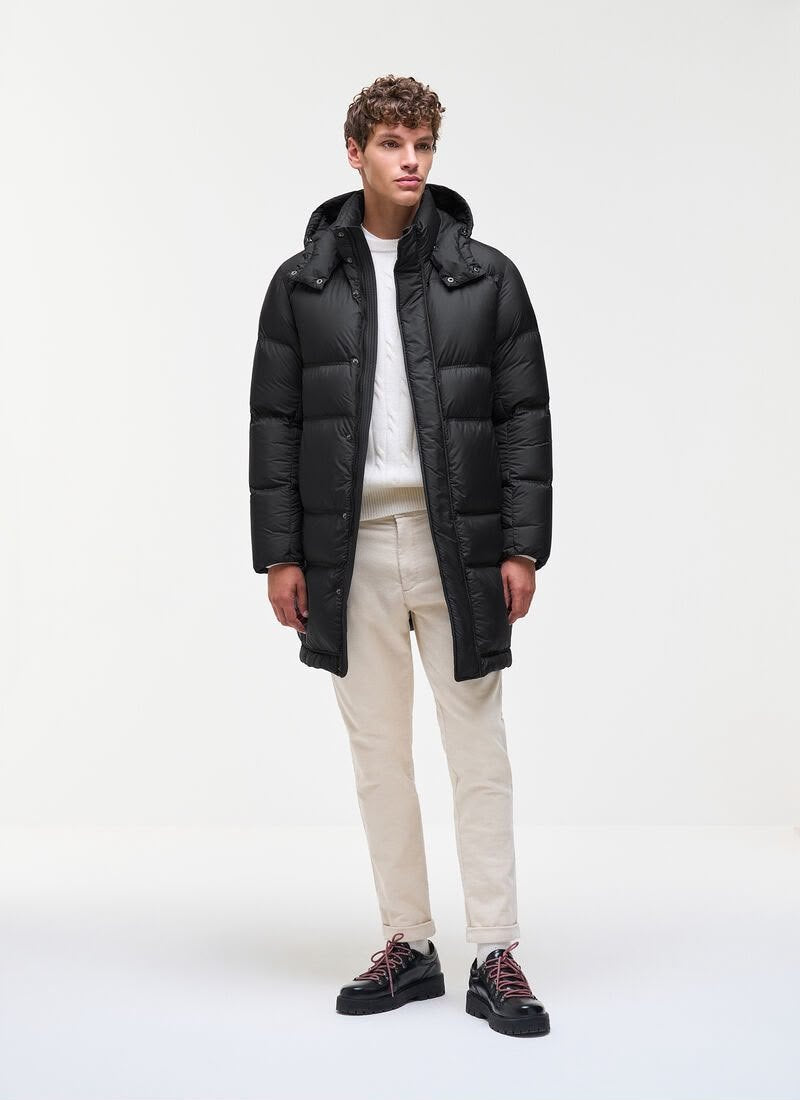 Piumino Colmar lungo puffy con cappuccio staccabile uomo