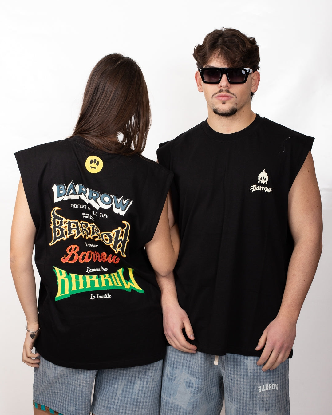 T-Shirt Barrow con stampa rock