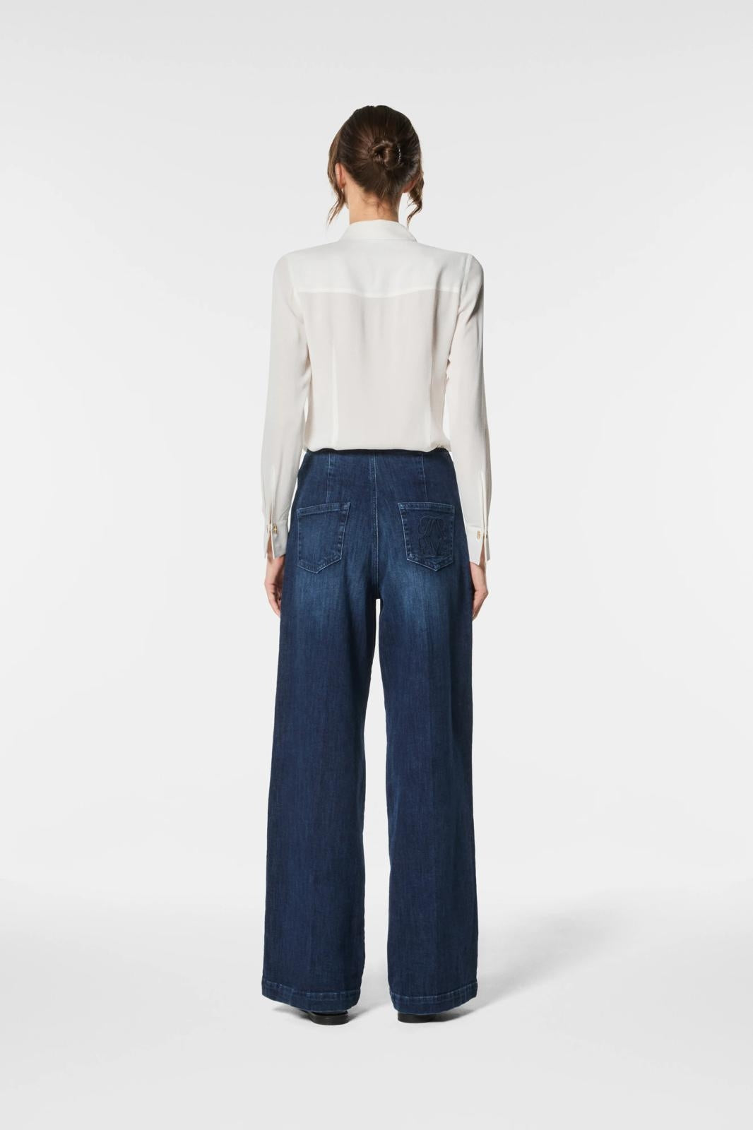 Jeans Nenette gamba larga donna