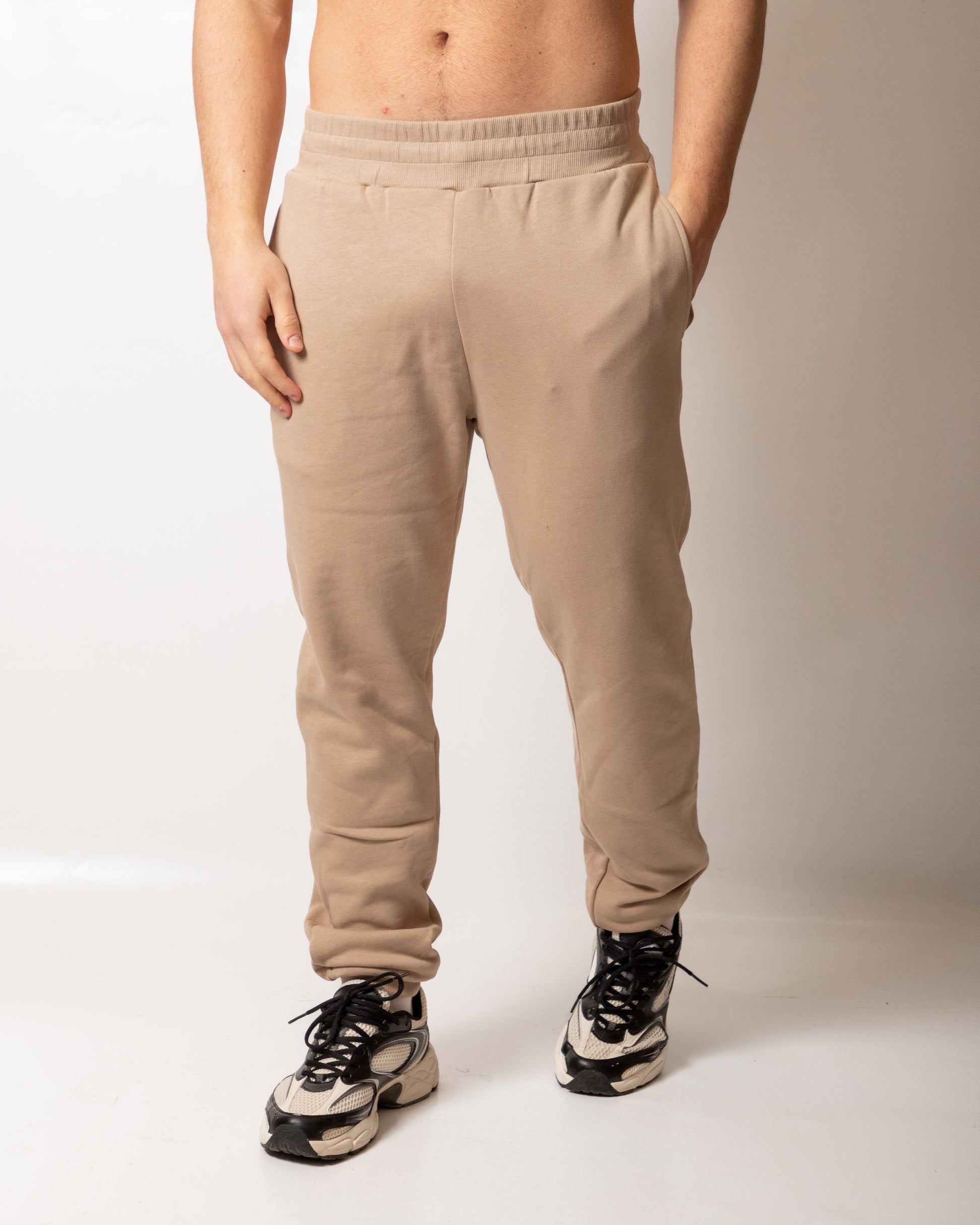 Pantalone Colmar in felpa con tasca in nylon uomo