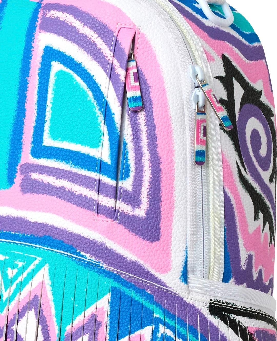 Zaino Sprayground bianco AI FRINGE BACKPACK