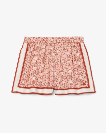 Shorts Lacoste con logo monogram allover