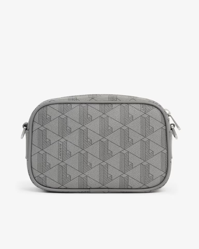 Tracolla Lacoste piccola "The Blend Monogram" con logo in metallo