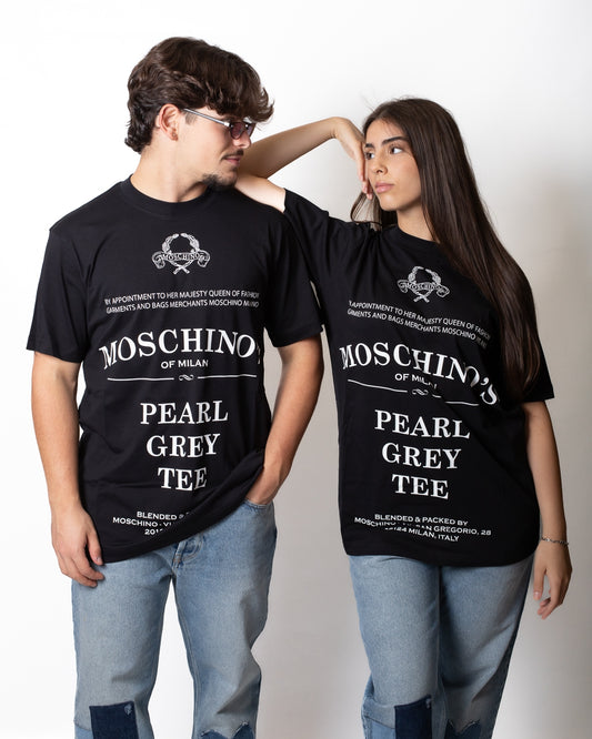 T-Shirt Moschino con stampe all-over